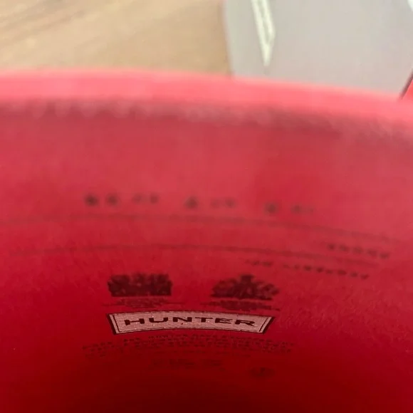 Original HUNTER tall boots in HOT Pink size 7/EU 38 - Picture 7 of 7